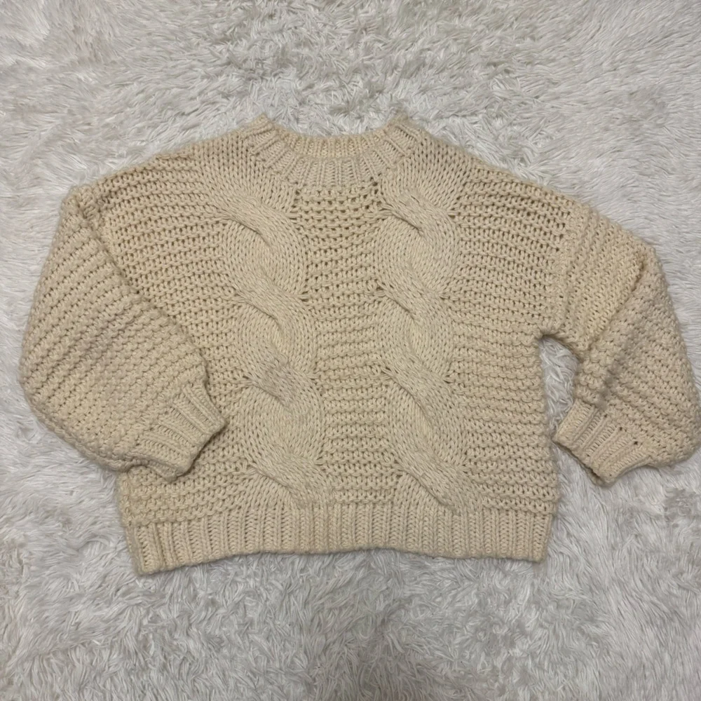 RAGA Cream Cable Knit Sweater RAGA Chunky Knit Sweater Cream RAGA Sweater